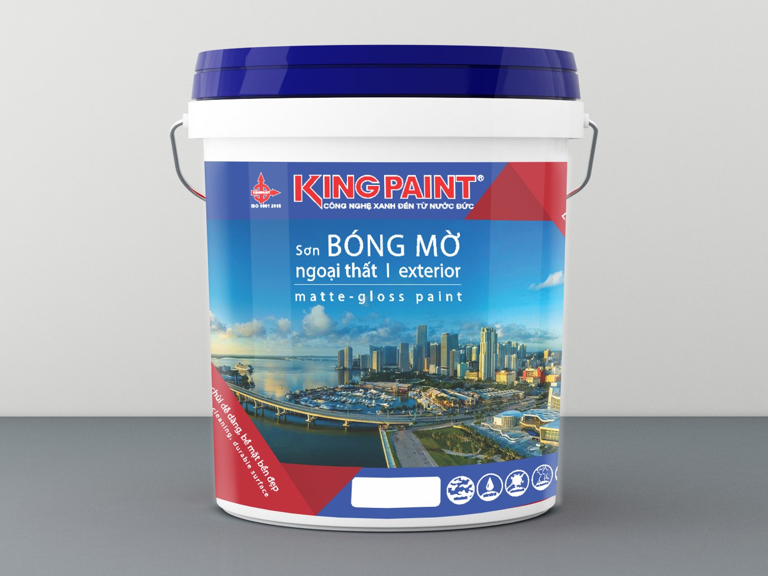 Sơn Bóng Mờ Ngoại Thất Cao Cấp Kingpaint